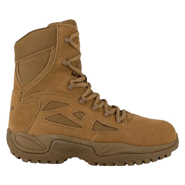 Women's Reebok 8" Rapid Response RB Stealth Tactical Composite Toe Side-Zip Boots - Image 2