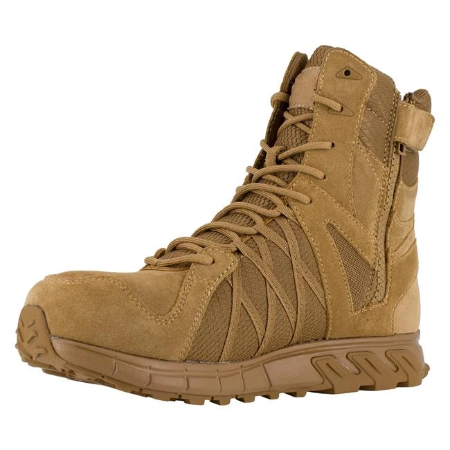 Men's Reebok 8" Trailgrip Tactical Composite Toe Side Zip Boots - Image 3