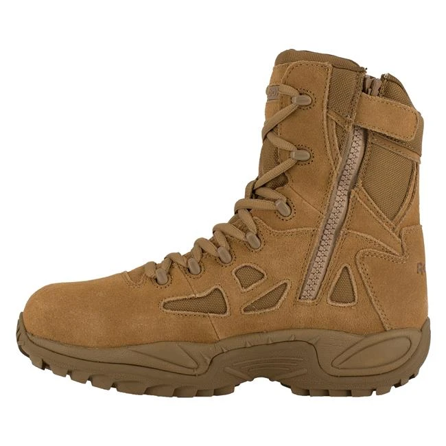 Women's Reebok 8" Rapid Response RB Stealth Tactical Composite Toe Side-Zip Boots - Image 4
